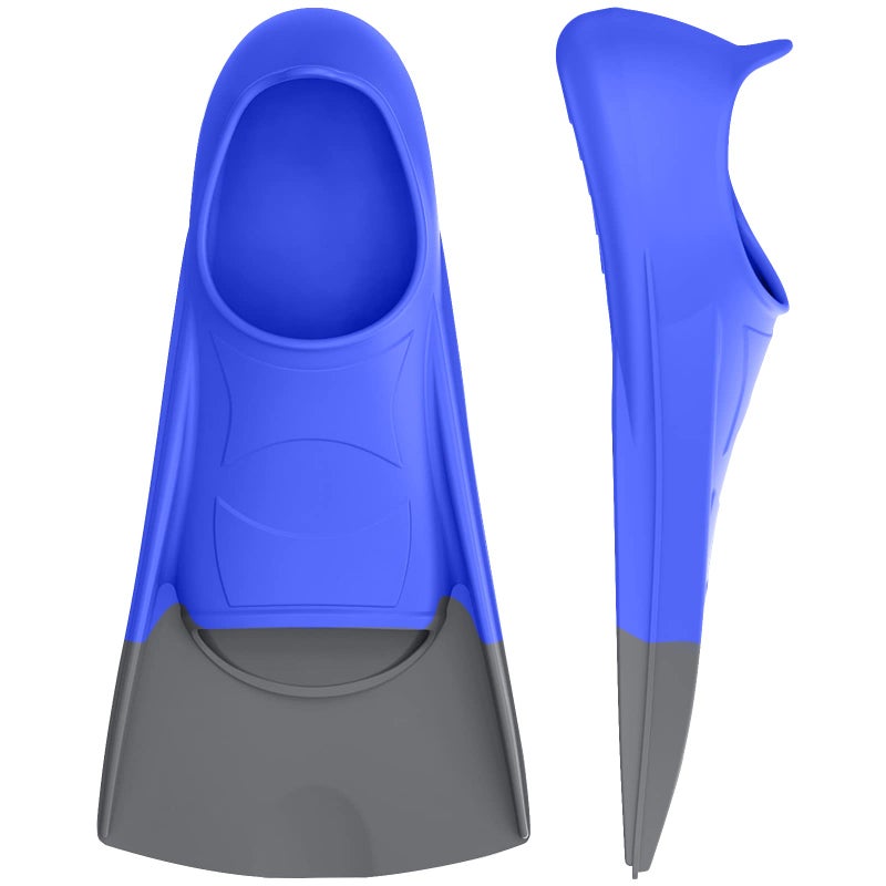 Gintenco Swim Fins  Kids Swim Training Fins for Lap Swimming  Travel Size Flippers with Mesh Bag  Silicone Swimming Fins for Kids Teens Adults Women Men - Image 1